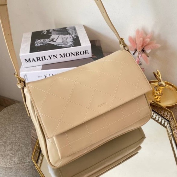 MUST HAVE TAS PEDRO SLOUCHY SHOULDER BAG WANITA ORIGINAL BRANDED STORE H638 TERLARIS