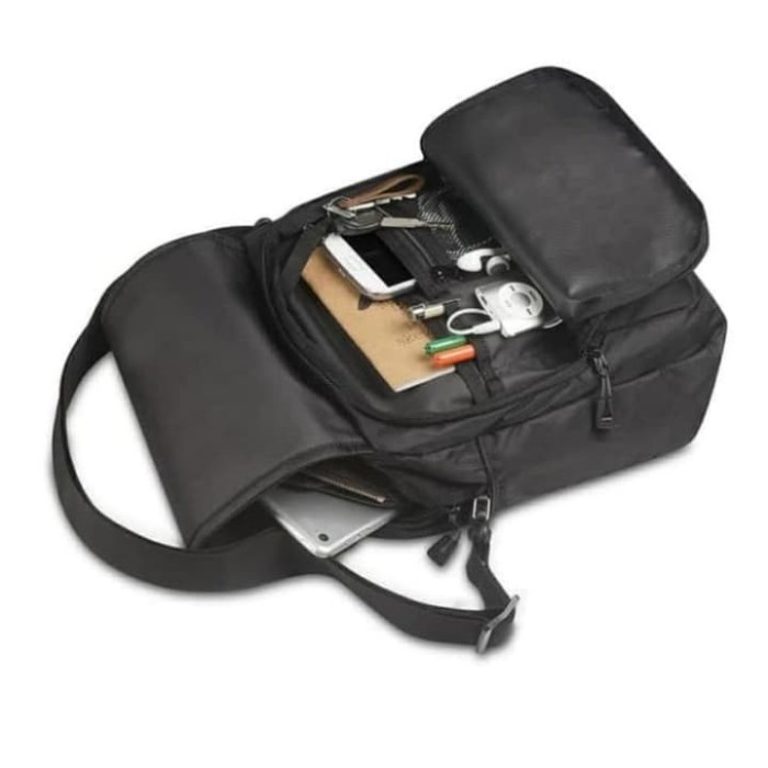 PROMO TAS SLEMPANG EIGER POSSEIDON BLACK TAS PRIA WANITA ORIGINAL TERBARU