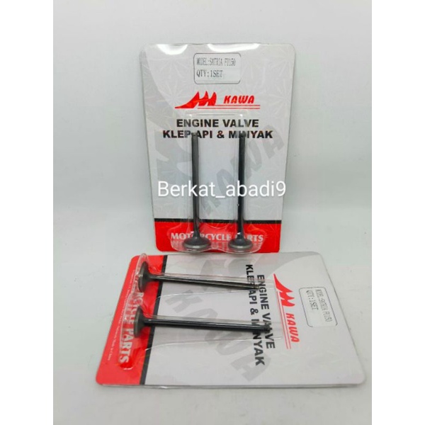 4 Pcs Klep Set Api Minyak Satria Fu 150