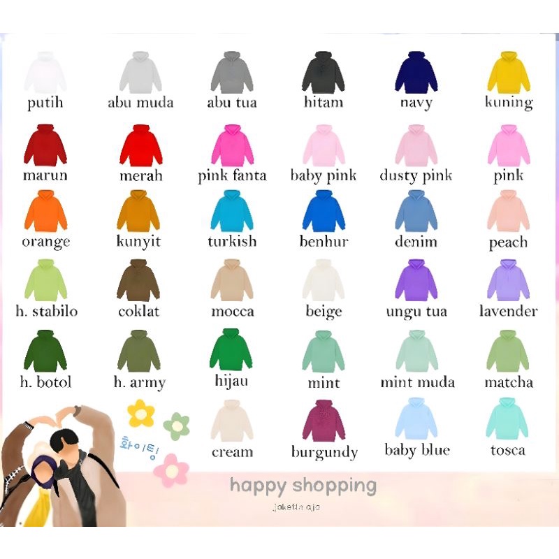 Hoodie Anak DREW Kartun (1th - 12th) Jacket Boy Girl Kids Kid Anak Laki Laki Perempuan 1 2 3 4 5 6 7 8 9 10 11 12 Tahun FLeece Premium Korean Street Style Hip Hop Hijau Botol Beige Cream Mint Kuning Maroon Putih Cute