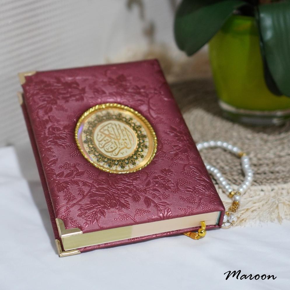 Populer Al-Qur'An Premium Lux De' Flower Classic. Free Tasbih Mutiara Premium Erp