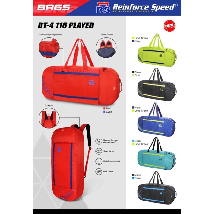 Terlaris Tas Badminton Rs Bt 4 116 Player