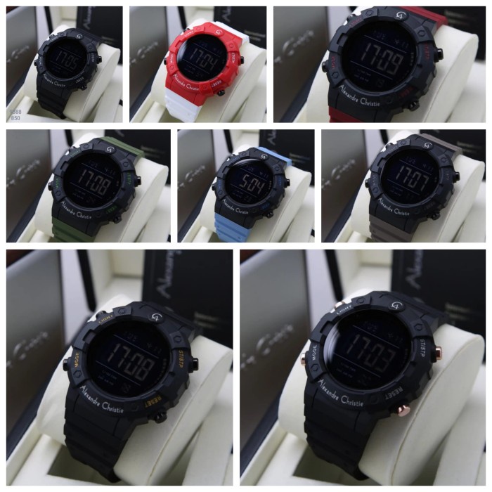 FLASH SALE JAM AC9388 / ALEXANDRE CHRISTIE DIGITAL AC 9388 ORIGINAL TERMURAH