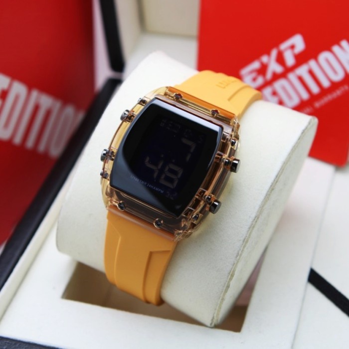 DISKON SPESIAL JAM TANGAN WANITA EXPEDITION E 6827 E6827 YELLOW ORIGINAL TERLARIS