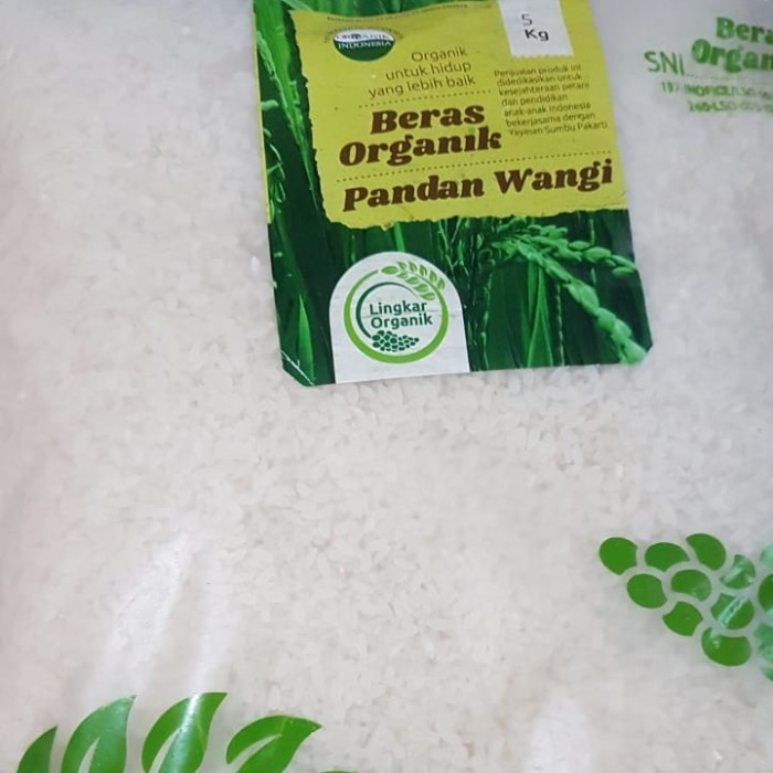 

Beras Organik Pandan Wangi Lingkar Organik 5 Kg