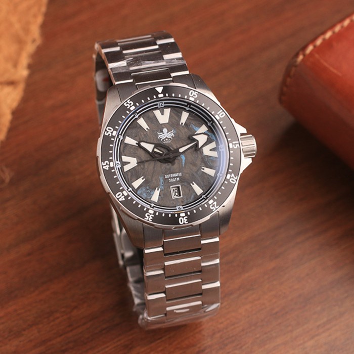 DISKON SPESIAL PHOIBOS APOLLO 300M PY041B TITANIUM CASE DARK MATTER BLUE MIYOTA 9015 TERBARU