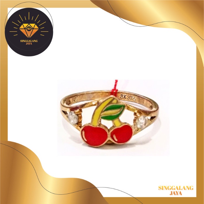 Bestseller Cincin Baby / Cincin Anak (Emas Asli) 375 Cincin Anak