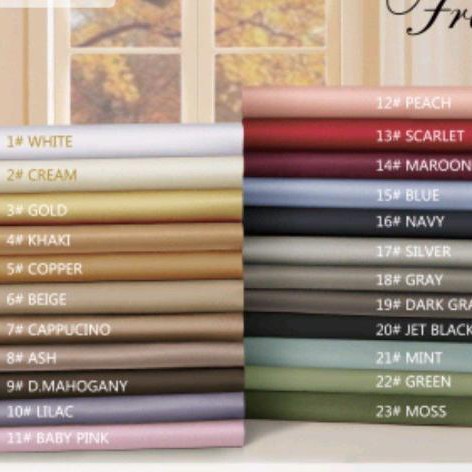 PROMO KAIN SPREI METERAN, POLOS TENCEL ORGANIK L280 TERMURAH