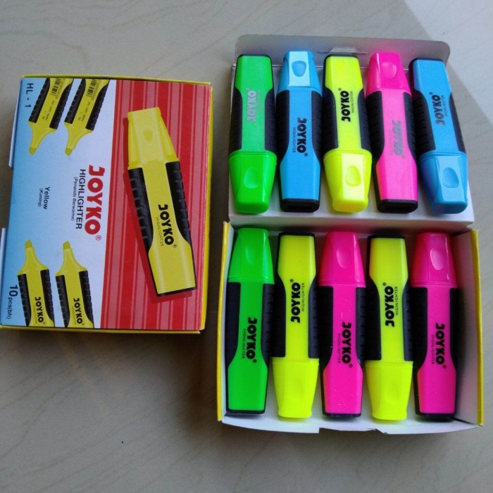 

Bestseller Stabilo Joyko Higlighter Isi 10Pcs