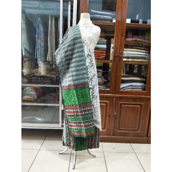 SONGKET TUMTUMAN HIJAU BOTOL BERLIAN