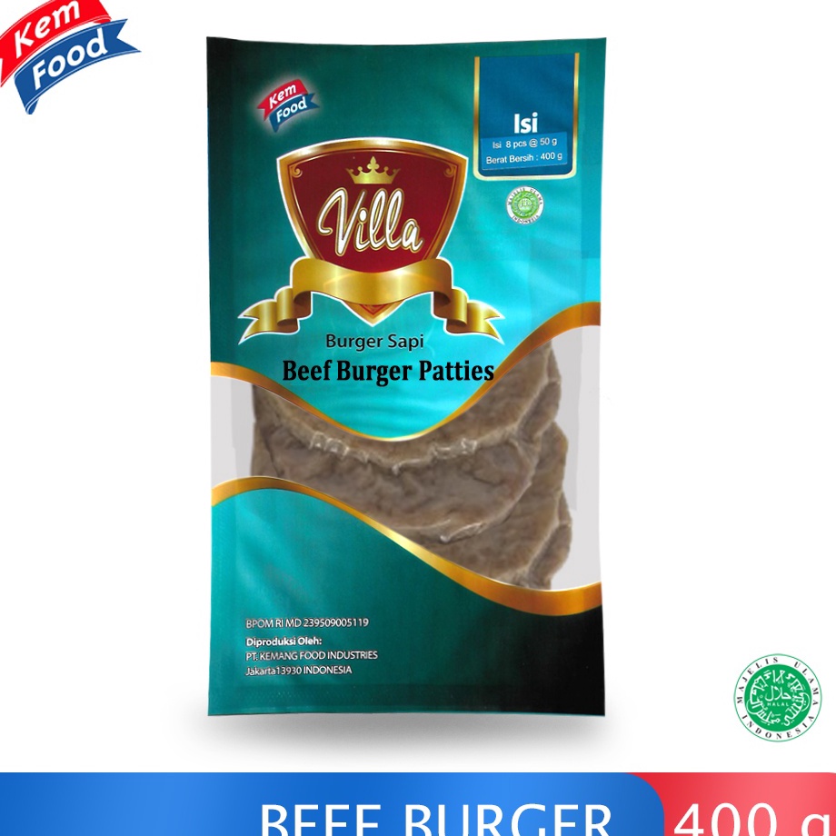

Model Terkini❂ V9MK9 Villa Beef Burger Patties isi 8pcs - 400gr Y54 ☊Model Terkini