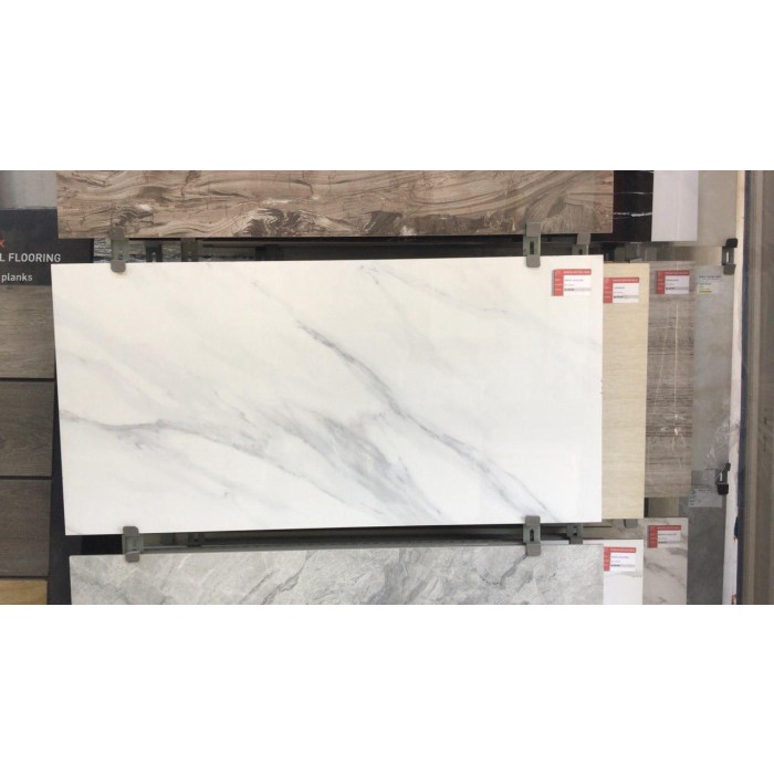 GRANITE TILE COVE 60x120 WHITE CALACATA PUTIH CORAK ABU / GRANIT KW1 ram03