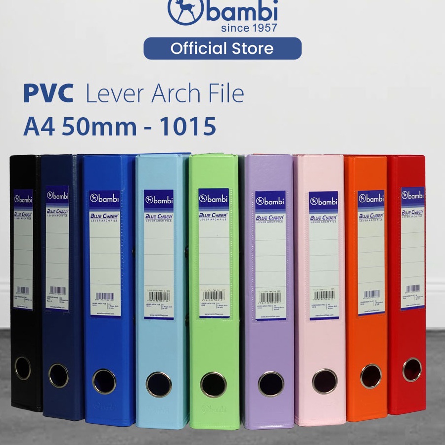 

12.12 Bambi Ordner PVC Lever Arch File A4 50 mm - 1015 !