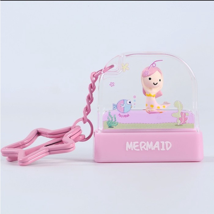 

Custom stamp (stempel anak atau profesi) WW Ganci pegasus mermaid qab03
