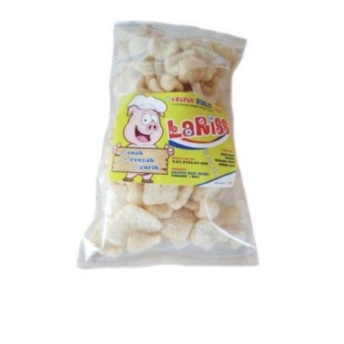 

Kerupuk Kulit Babi LARISS LARIS Khas Bali 150gr hr503