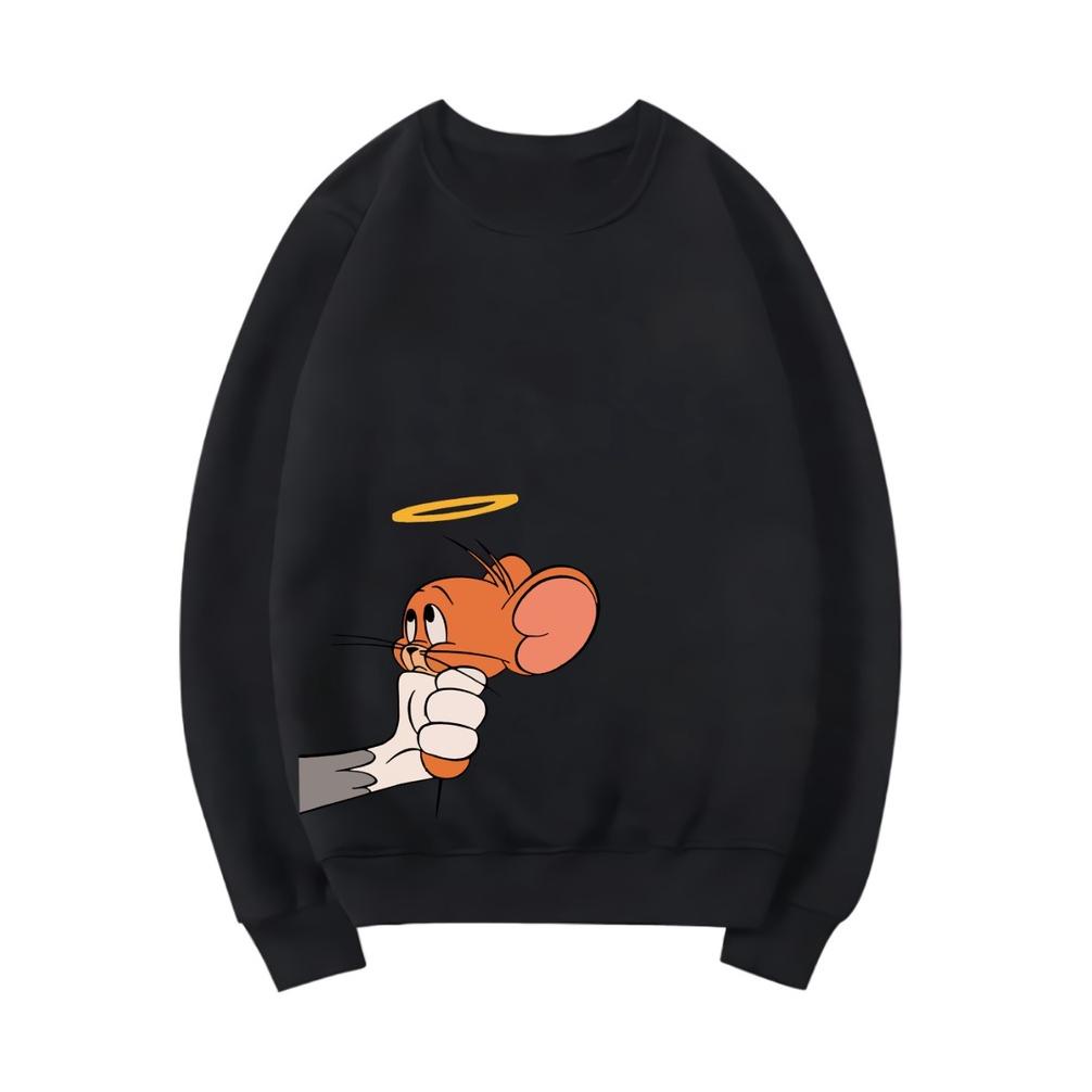 [COD] CARTOON SWEATER Tom And Jerry COUPLE PRIA WANITA - SWEATER COUPLE - CREWNECK SWEATER TERBARU T