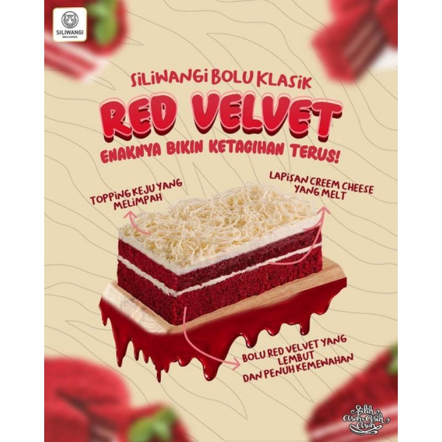 

Siliwangi Bolu Kukus Red Velvet