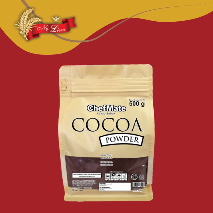 

Terlaris Chefmate Brown Cocoa Powder / Cokelat Bubuk 500 Gr