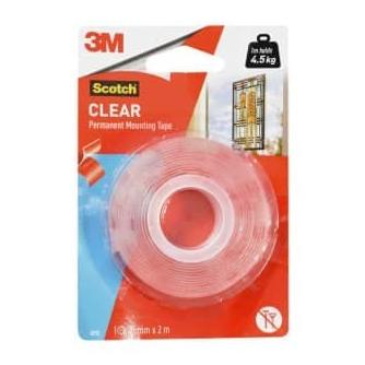 

#####] Mounting Tape 3m Double Tape Clear 2.1cmx2mtr Transparan