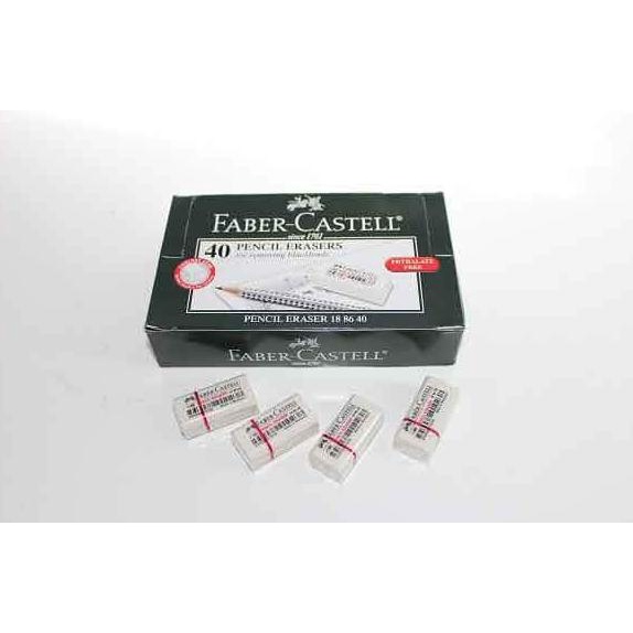 

Penghapus Eraser Faber Castell Putih Kecil B40