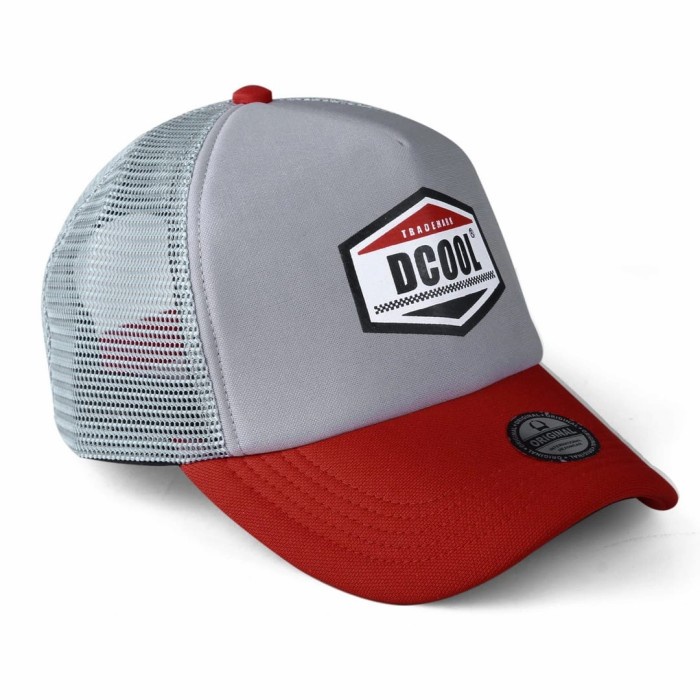 topi topi baseball original / trucker hat / topi jaring pria original - DCS 016(B3G8) topi pria jari