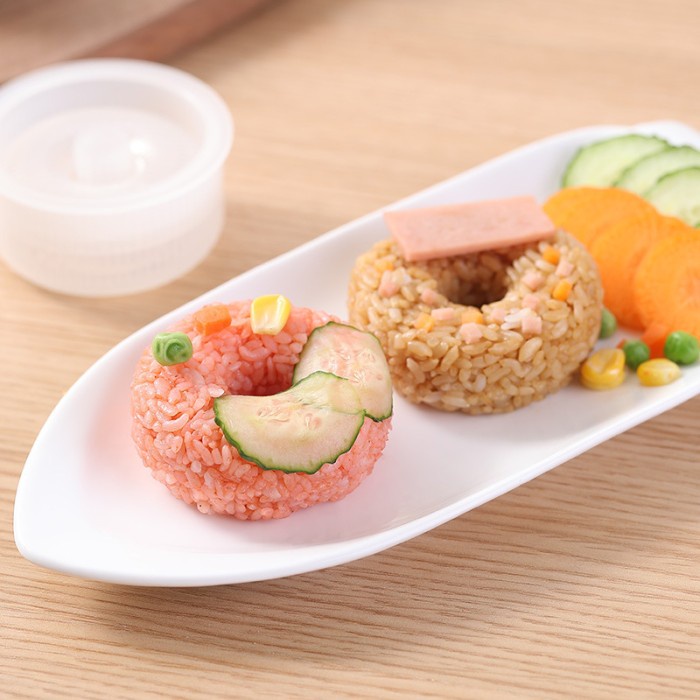 Bestseller Cetakan Bento Nasi Bulat Donut Sushi Nonstick Shape Maker