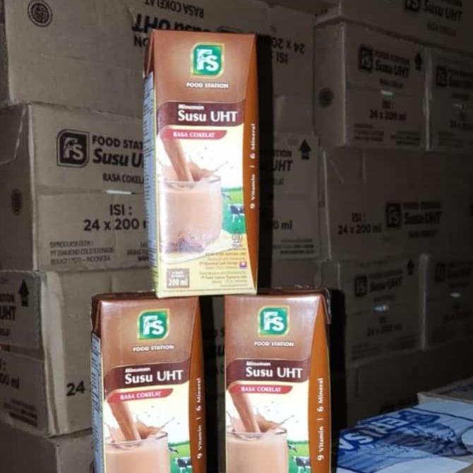 

SUSU UHT FS FOOD STATION 200ML RASA COKLAT ISI 24 PCS