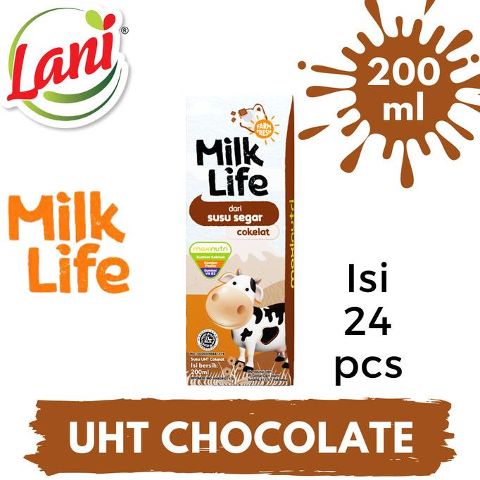 

Milk Life Susu UHT 200ml Susu Sapi - 1 Kardus (24 pcs)