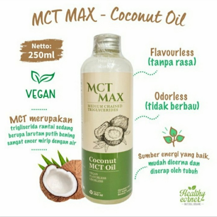 Terlaris Bathsalt Mct Oil Mct Max Ketogenic Diet Keto Friendly 250Ml