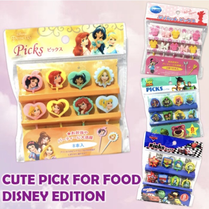 Terlaris Disney Character Bento Pick