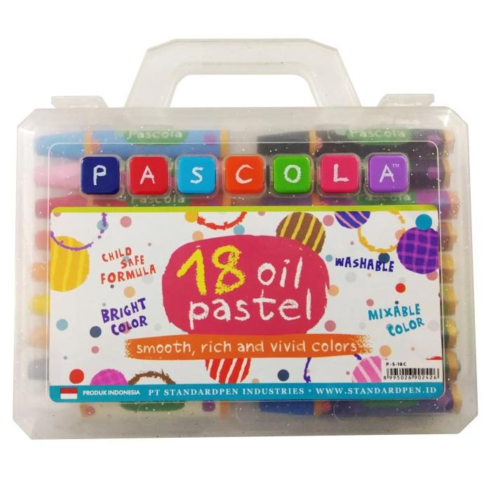 

Oil Pastels / Krayon / Crayon Pascola 18 Warna