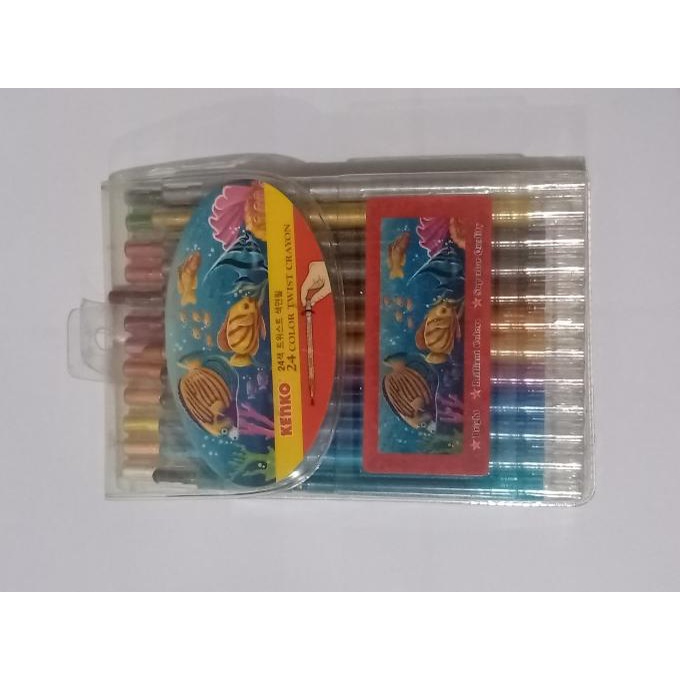 

OBRAL Krayon KENKO 24 Warna Putar