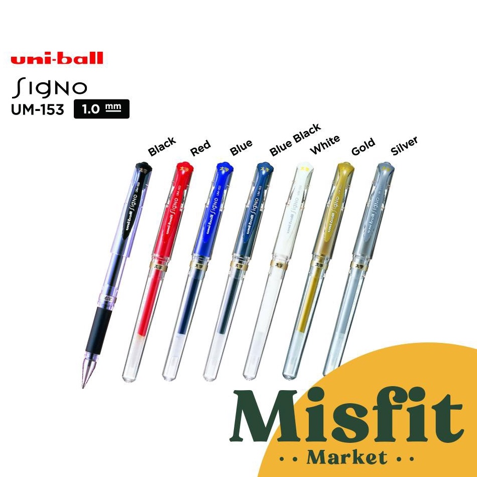 

Pasti murah UNI BALL Signo Broad UM-153 Gel Pen Uniball White Tinta Putih 60