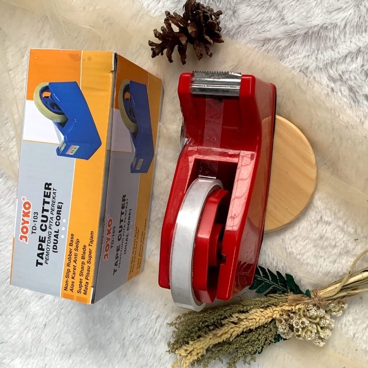 

Murah Tape Holder Pemotong Isolasi Lakban TD 323 KENKO / Tape Cutter Holder Alat Tempat Pemotong Lakban Plastik Termurah TCQ
