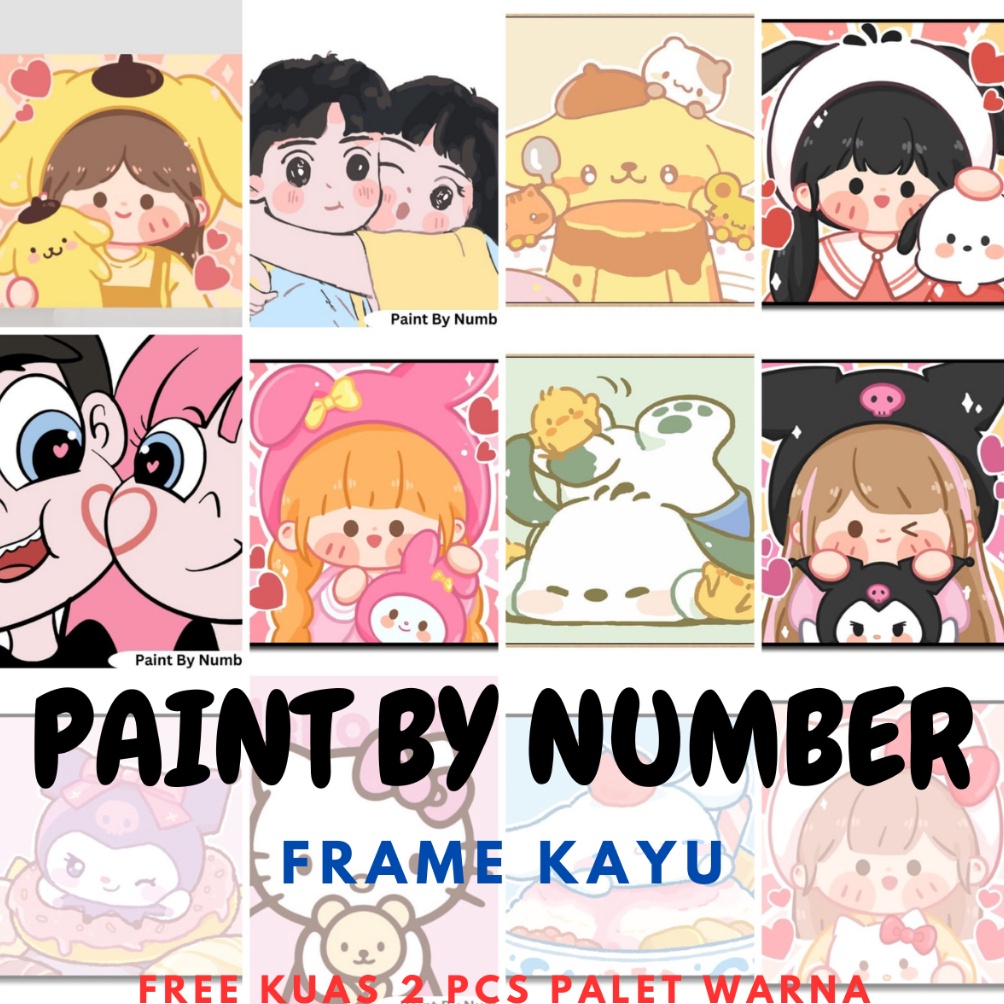 

Best terlaris Paint By Number Kanvas Lukis Canvas DIY Painting PART 2 CLR