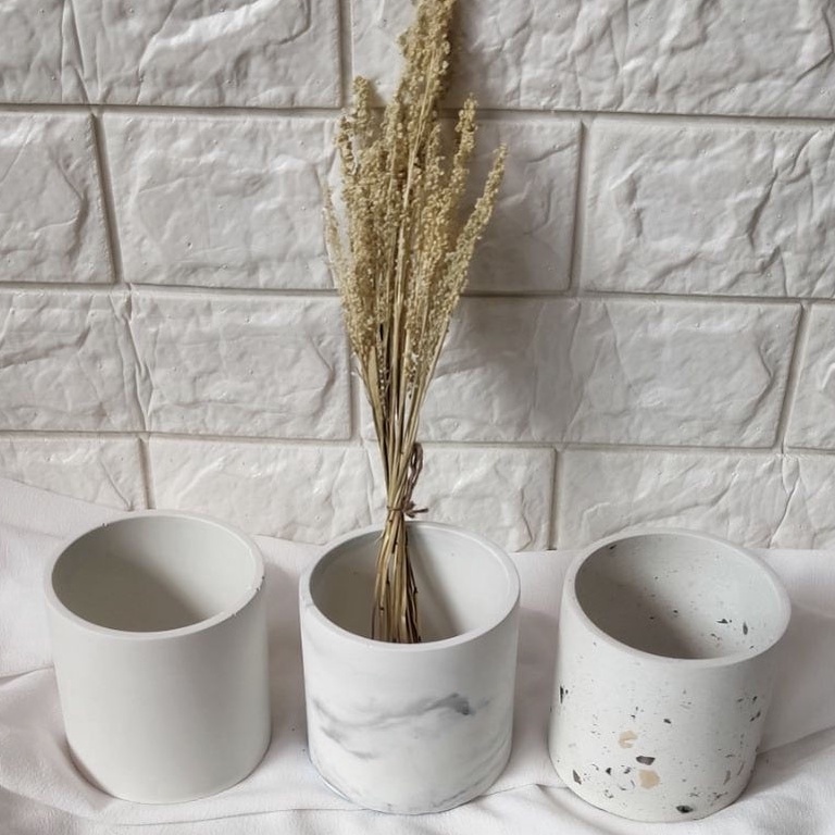 

Buruan Beli.. Tempat Alat Tulis | Wadah Pulpen/Pensil | Pot Tanaman | Concrete pot | Pen/Stationery Container | Planter/Vase CJW