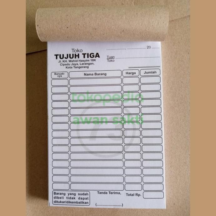 

Buku Nota Custom 1/4 Folio