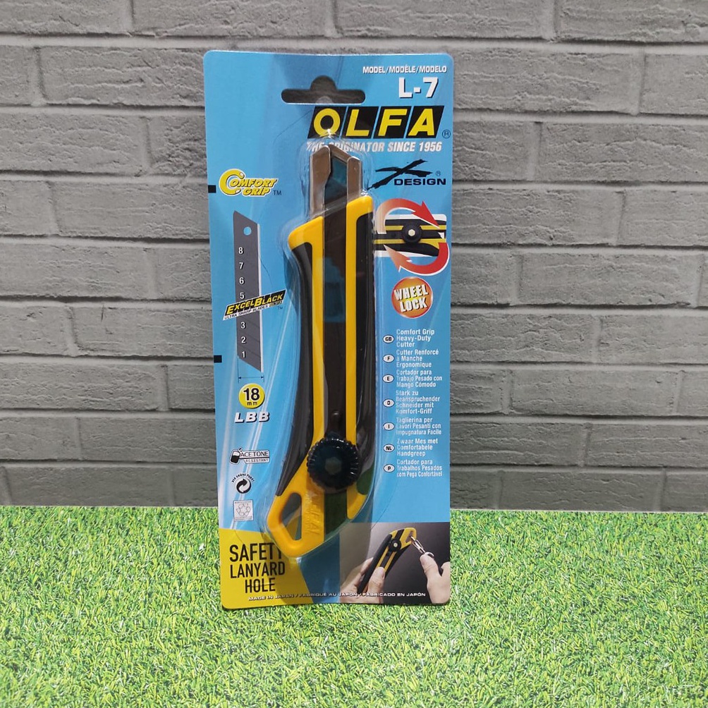 

Best Product Olfa Cutter 18mm Snap-Off blade cutter L-7 JL7