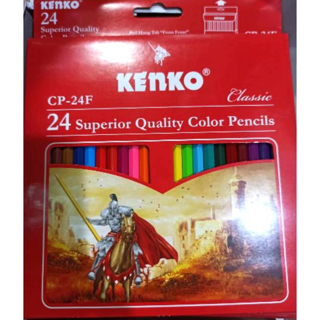 

Model Baru.. Pensil warna kenko 24 warna classic CP-24F E9A