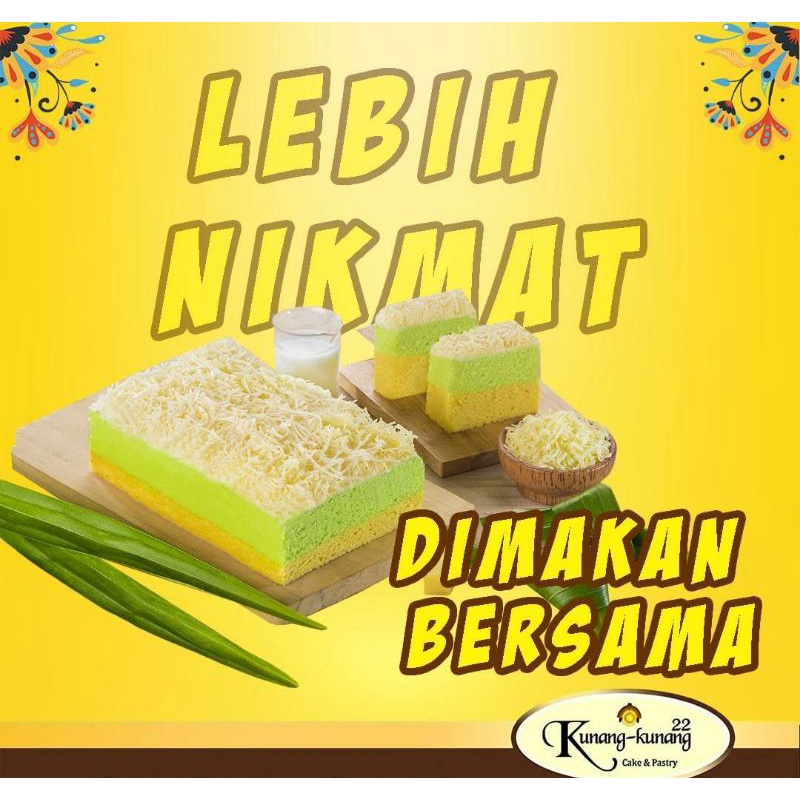 

Bolu Susu Madu Pandan Keju