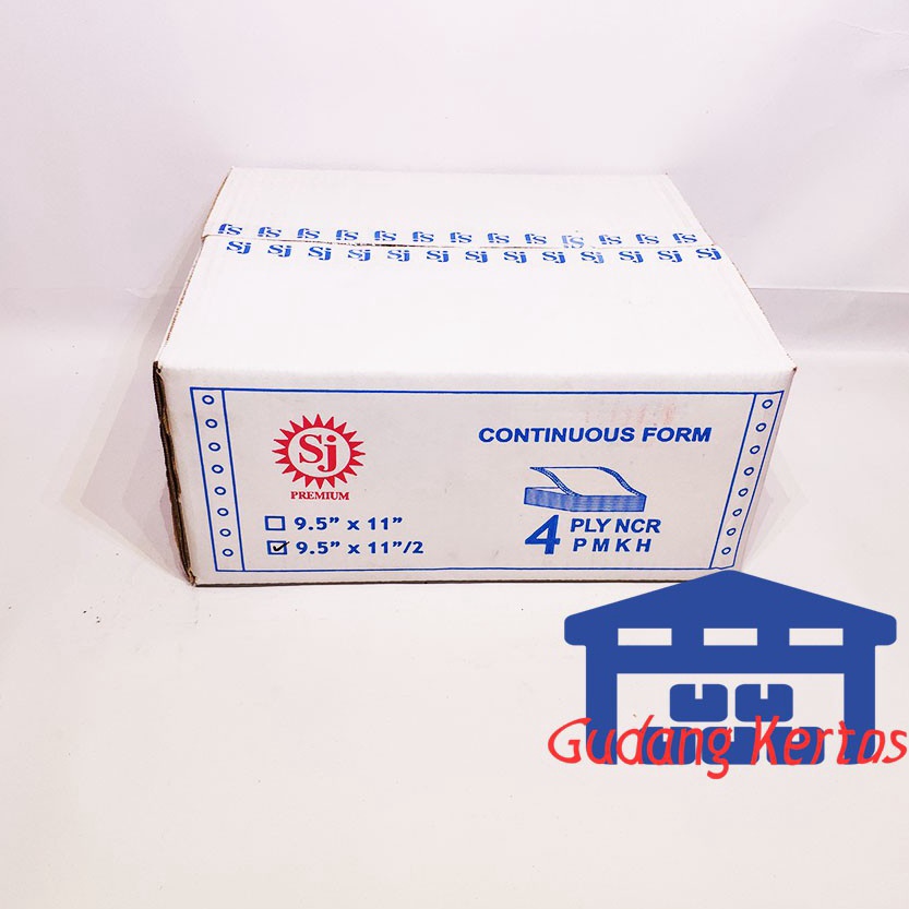 

Laris.. SJ Premium Continuous Form 9.5" x 11/2" 4 Ply NCR - PRS BAGI 2 33