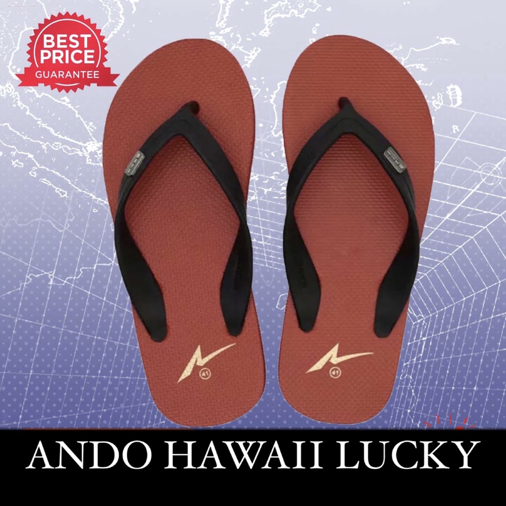 ANDO HAWAII LUCKY - SANDAL JEPIT PRIA - SANDAL JEPIT ANDO - ANDO ORIGINAL