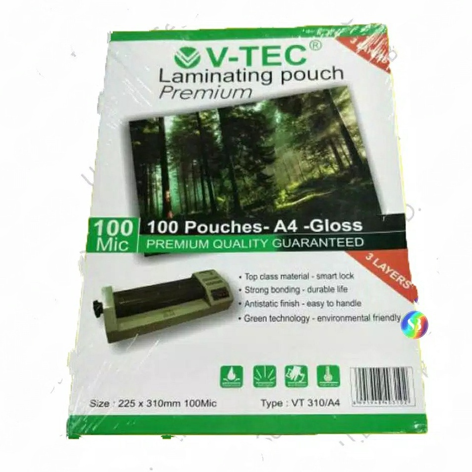 

Laris.. V-Tec Plastik Laminating A4 100 micron 0JN