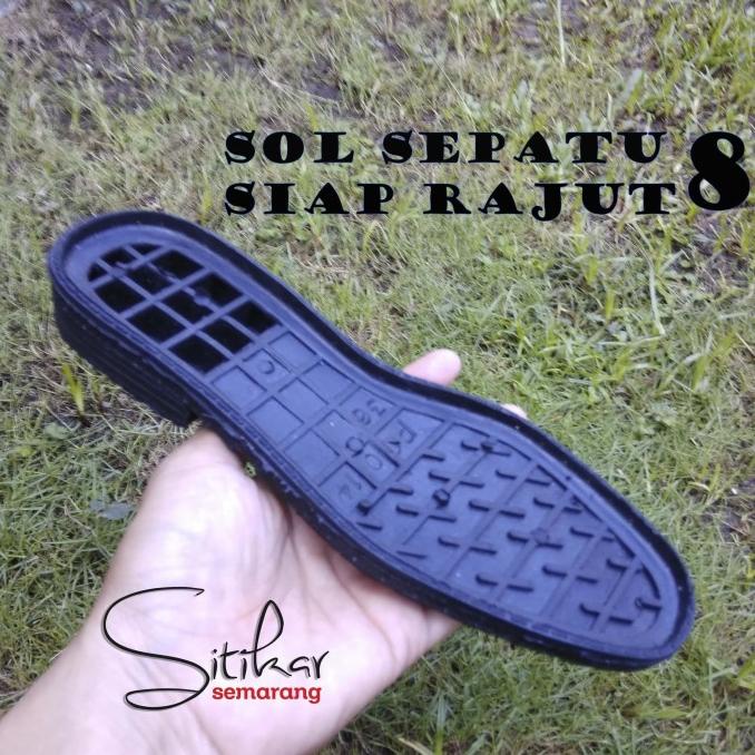 Sol Sepatu Siap Rajut 8 / sepatu rajut