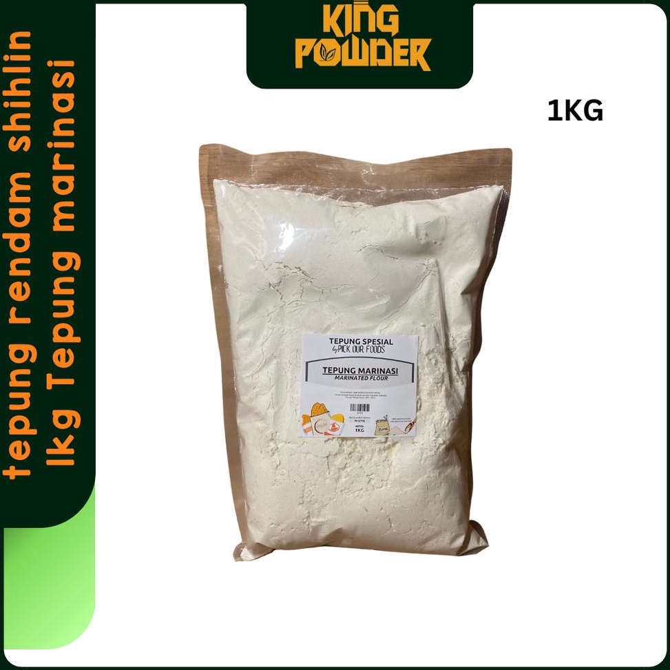 

Special Edition.. Tepung marinasi / marinated flour / tepung rendam shihlin 1kg HWN