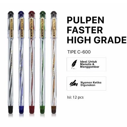 

Terlaris.. PEN FASTER C600 CABUT [LUSIN -12 PCS] 75