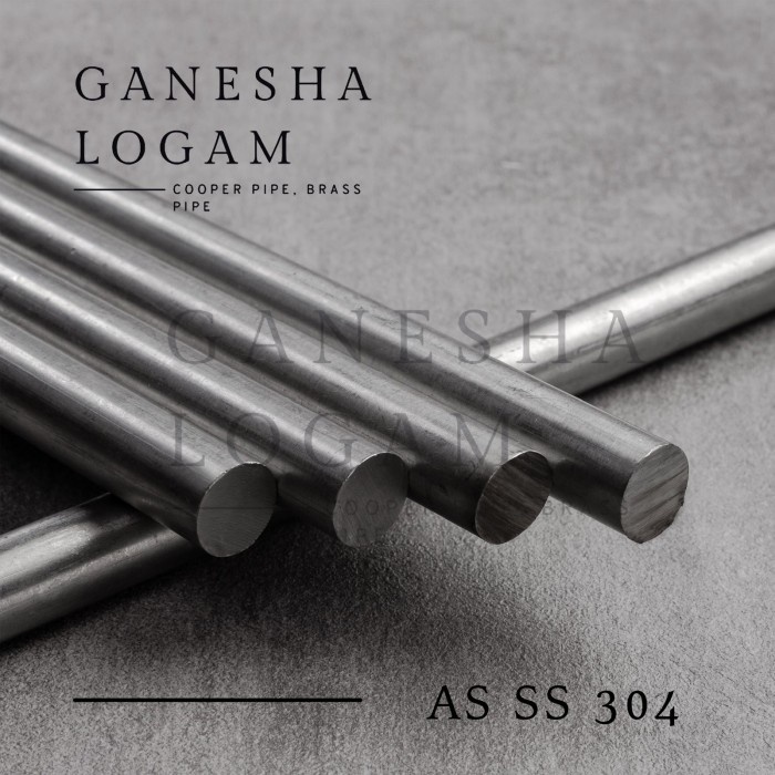 AS Stainless Steel 304 dia 25mm As sus 304 per 10cm