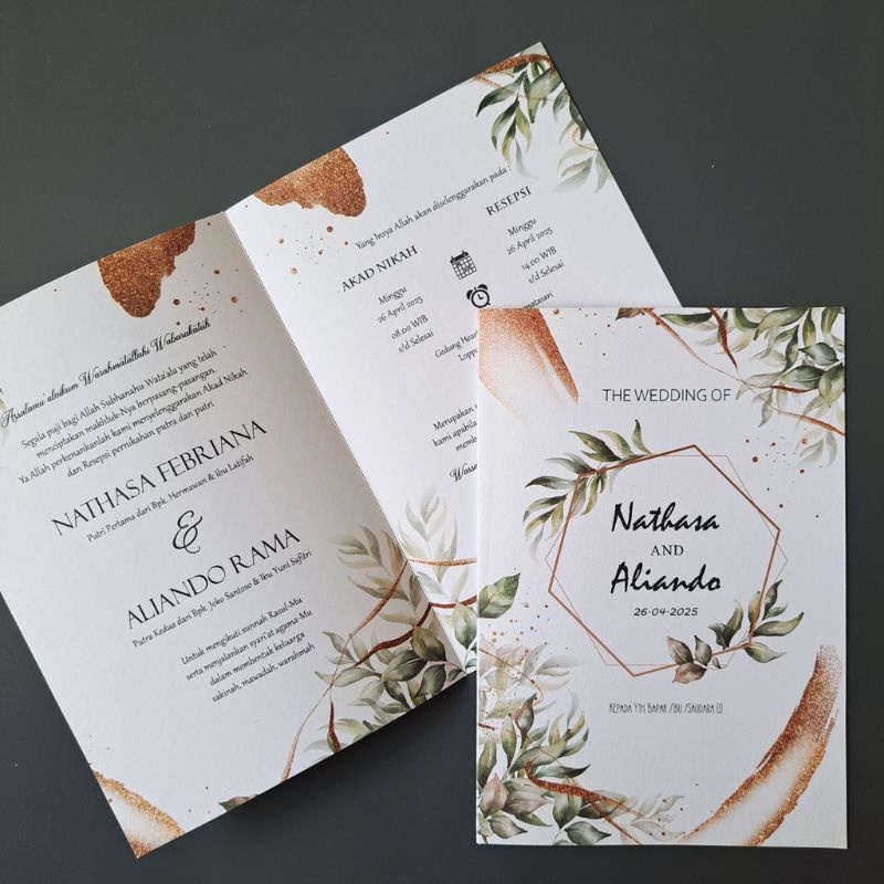 UNDANGAN PERNIKAHAN RUSTIC KODE MW-06 - UNDANGAN