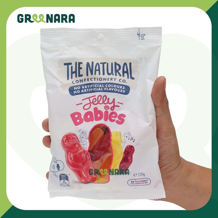 

The Natural Jelly Babies 220Gr / Permen K 220 Gram