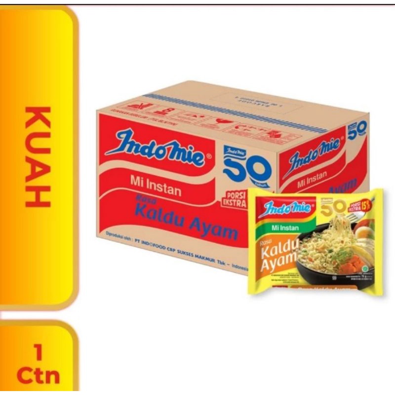 

Indomie Kuah Rasa Kaldu Ayam 1 Dus 40pc